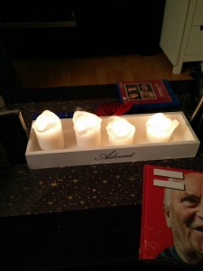 Adventslysene er ferdige for i år!