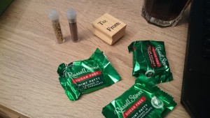 Japp! mere glitter og stas, og peppermynte nam uten sukker!!