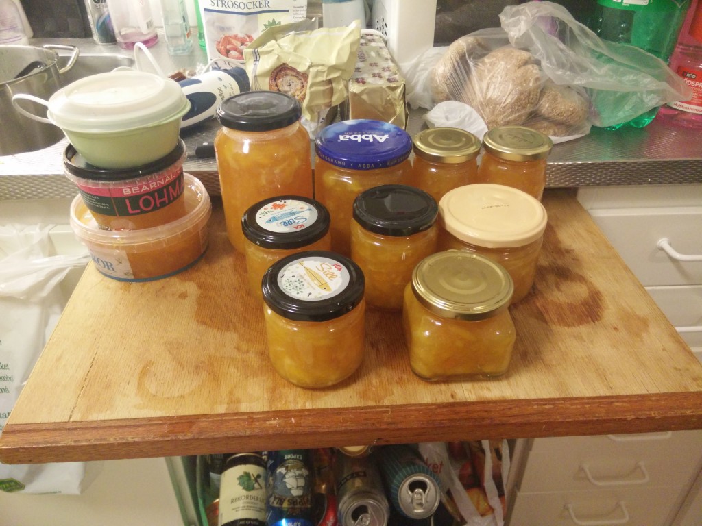 Årets runde. Laget ikke full oppskrift, brukte "bare" 6 appelsiner :)