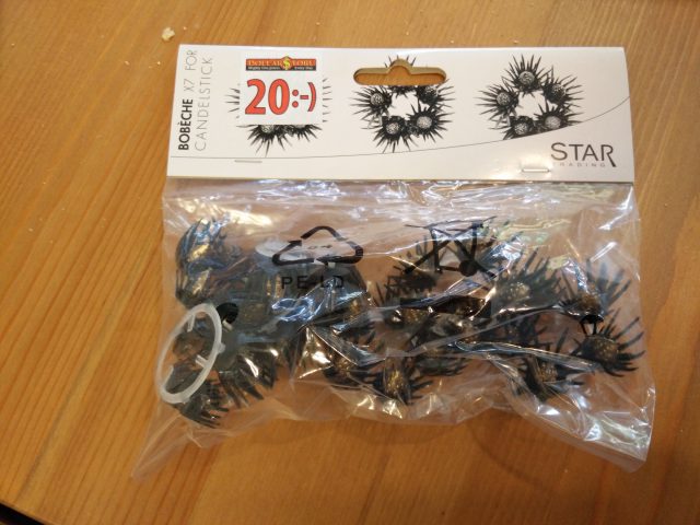Til adventsstake. I tilfelle noen er i stykker eller forsvunnet. 