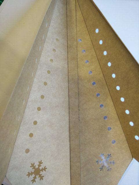 Nærbilde av limingen. Jeg passet på å sikre med en tapebit på innsiden. De synes jo ikke likevel!